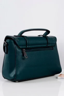 Sale Torebka Damska Listonoszka Kuferek Dżety Zielona Torebki Kuferki