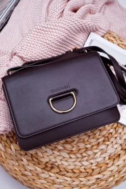 Sale Torebka Damska Listonoszka Ciemny Brąz BAG9280-017 Listonoszki|Torebki Monnari