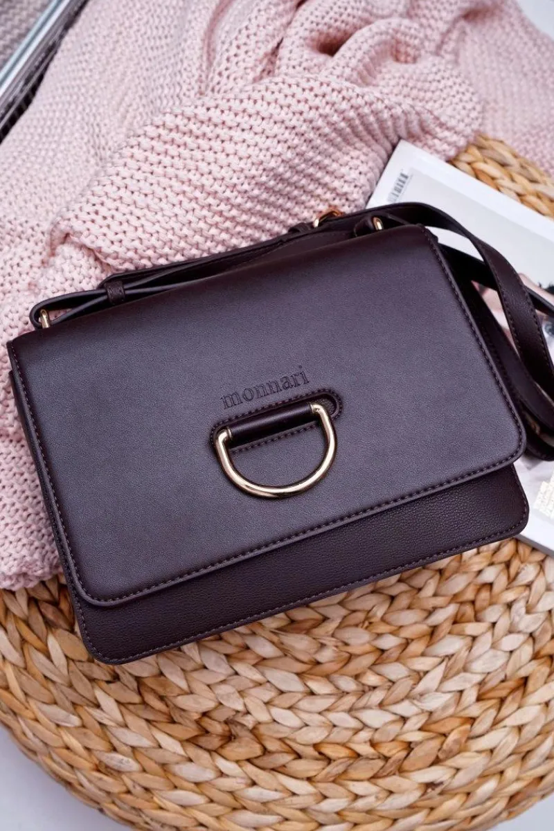 Sale Torebka Damska Listonoszka Ciemny Brąz BAG9280-017 Listonoszki|Torebki Monnari