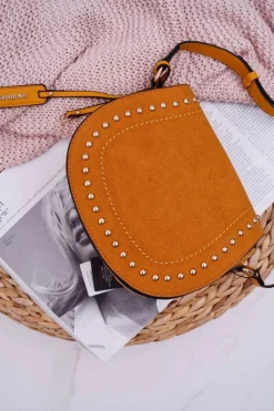 Sale Torebka Damska Listonoszka Musztardowa BAGA720-003 Torebki Monnari|Listonoszki