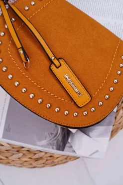 Sale Torebka Damska Listonoszka Musztardowa BAGA720-003 Torebki Monnari|Listonoszki