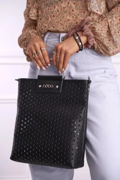 Torebki Nobo|Listonoszki>Nobo Torebka Damska Listonoszka Czarna NBAG-I0320-C020