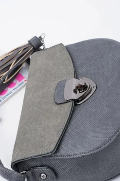 Discount Boto Torebka Damska Listonoszka Szara