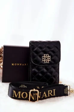 Torebki Monnari|Listonoszki>Monnari Torebka Damska BAG5110-020 Czarna