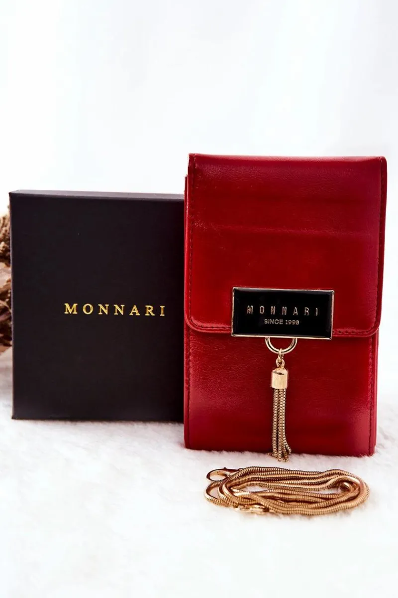 Torebki Monnari|Listonoszki>Monnari Torebka Damska BAG5130-005 Czerwona