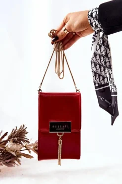 Torebki Monnari|Listonoszki>Monnari Torebka Damska BAG5130-005 Czerwona