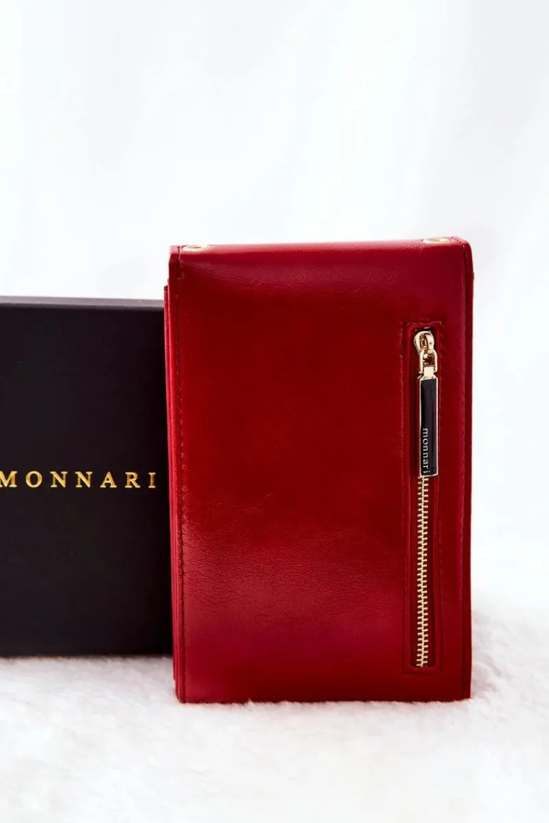 Torebki Monnari|Listonoszki>Monnari Torebka Damska BAG5130-005 Czerwona