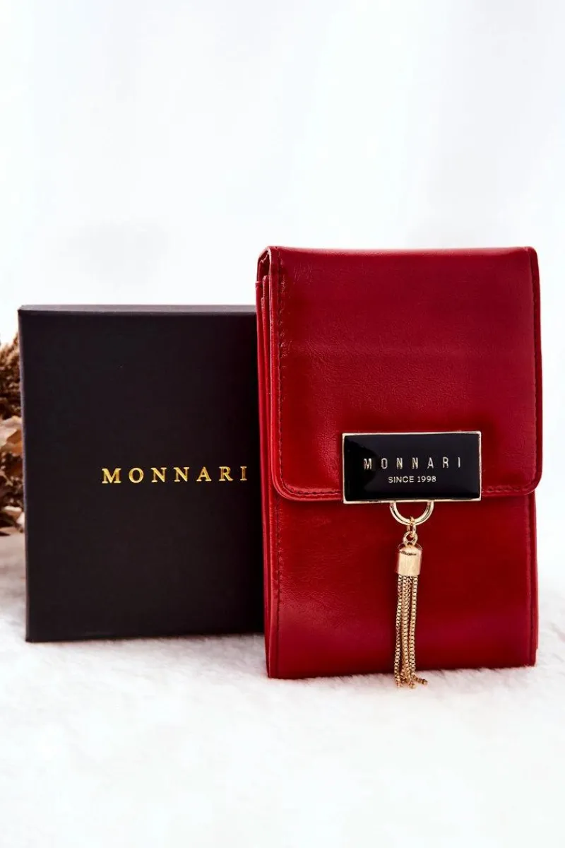 Torebki Monnari|Listonoszki>Monnari Torebka Damska BAG5130-005 Czerwona