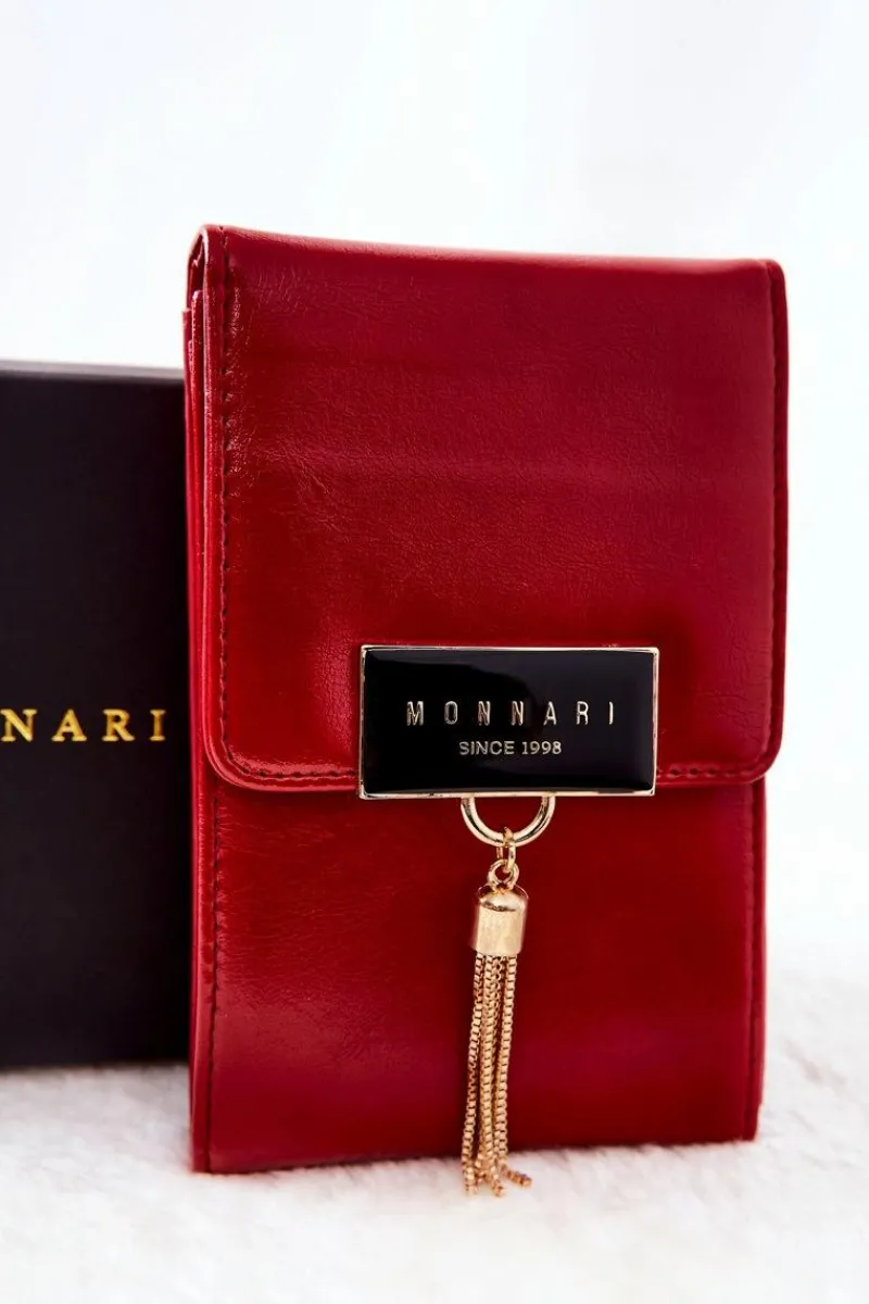 Torebki Monnari|Listonoszki>Monnari Torebka Damska BAG5130-005 Czerwona