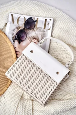 Torebki Monnari|Torebki Kuferki>Monnari Torebka Damska Biały Kuferek BAG3660-000