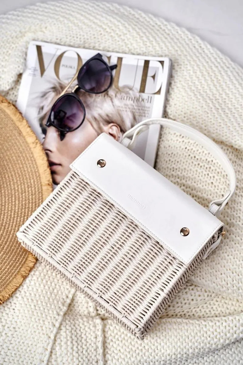 Torebki Monnari|Torebki Kuferki>Monnari Torebka Damska Biały Kuferek BAG3660-000