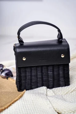 Torebki Monnari|Torebki Kuferki>Monnari Torebka Damska Czarna Kuferek BAG3660-020