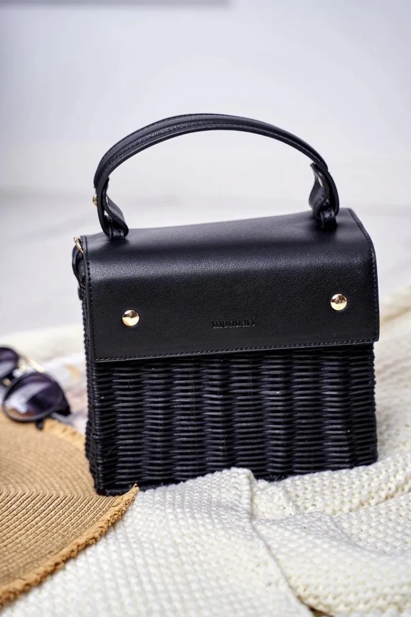 Torebki Monnari|Torebki Kuferki>Monnari Torebka Damska Czarna Kuferek BAG3660-020