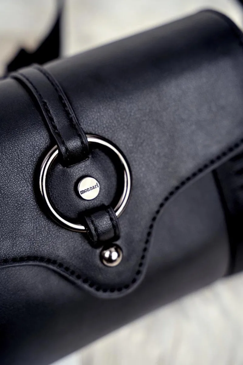 Discount Monnari Torebka Damska Czarna Nerka Saszetka BAG0450-020