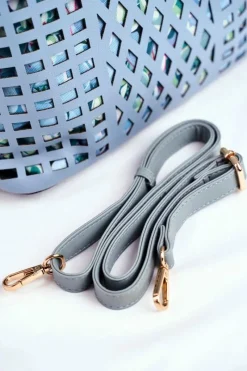 Nobo Torebka Damska Klasyczna Koszyczek Niebieska NBAG-I3680-C012