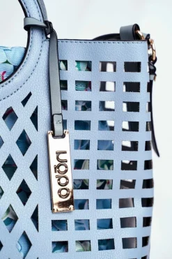 Nobo Torebka Damska Klasyczna Koszyczek Niebieska NBAG-I3680-C012