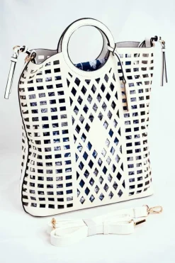 Torebki Nobo|Torebki Klasyczne>Nobo Torebka Damska Klasyczna Koszyczek Biała NBAG-I3680-C000