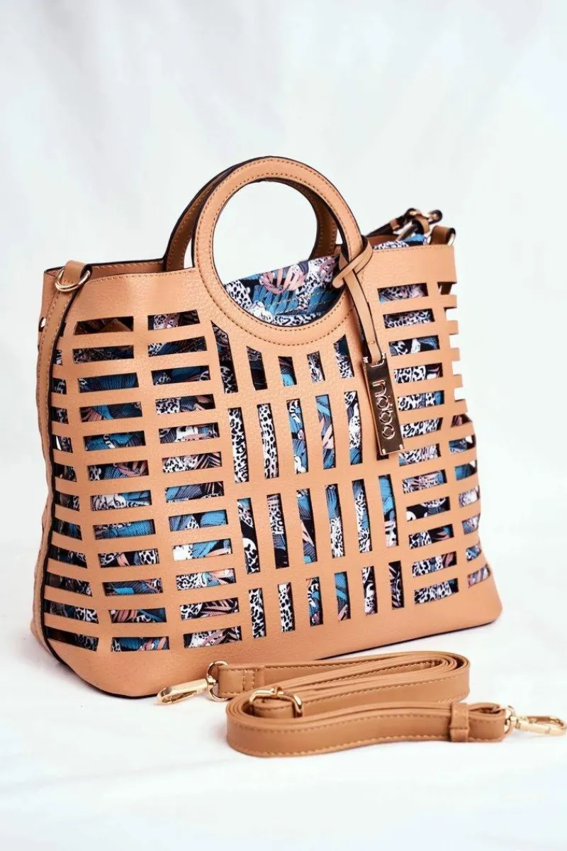 Torebki Nobo|Torebki Klasyczne>Nobo Torebka Damska Klasyczna Beżowa NBAG-I3670-C015