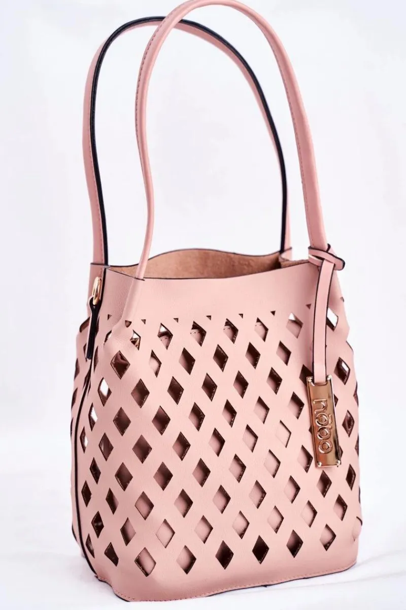 Sale Nobo Torebka Damska Klasyczna Shopper Różowa NBAG-I3690-C004