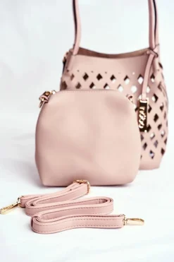 Sale Nobo Torebka Damska Klasyczna Shopper Różowa NBAG-I3690-C004