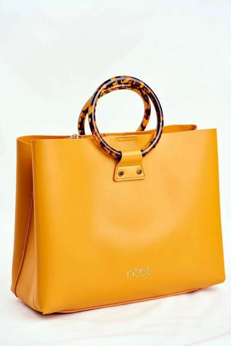 Torebki Nobo|Torebki Klasyczne>Nobo Torebka Damska Klasyczna Musztardowa NBAG-I4210-C002