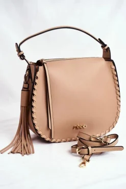 Discount Torebka Damska Klasyczna Beżowa NBAG-I0190-C015 Torebki Nobo|Torebki Klasyczne