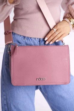 Clearance Nobo Torebka Damska Różowa Listonoszka NBAG-I2670-C004