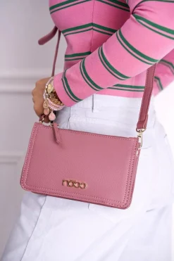 Discount Torebka Damska Różowa Listonoszka NBAG-I2680-C004 Torebki Nobo|Listonoszki