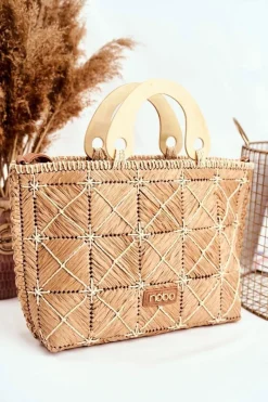 Clearance Nobo Torebka Damska Papierowa Koszyk NBAG-XI0380-CM15