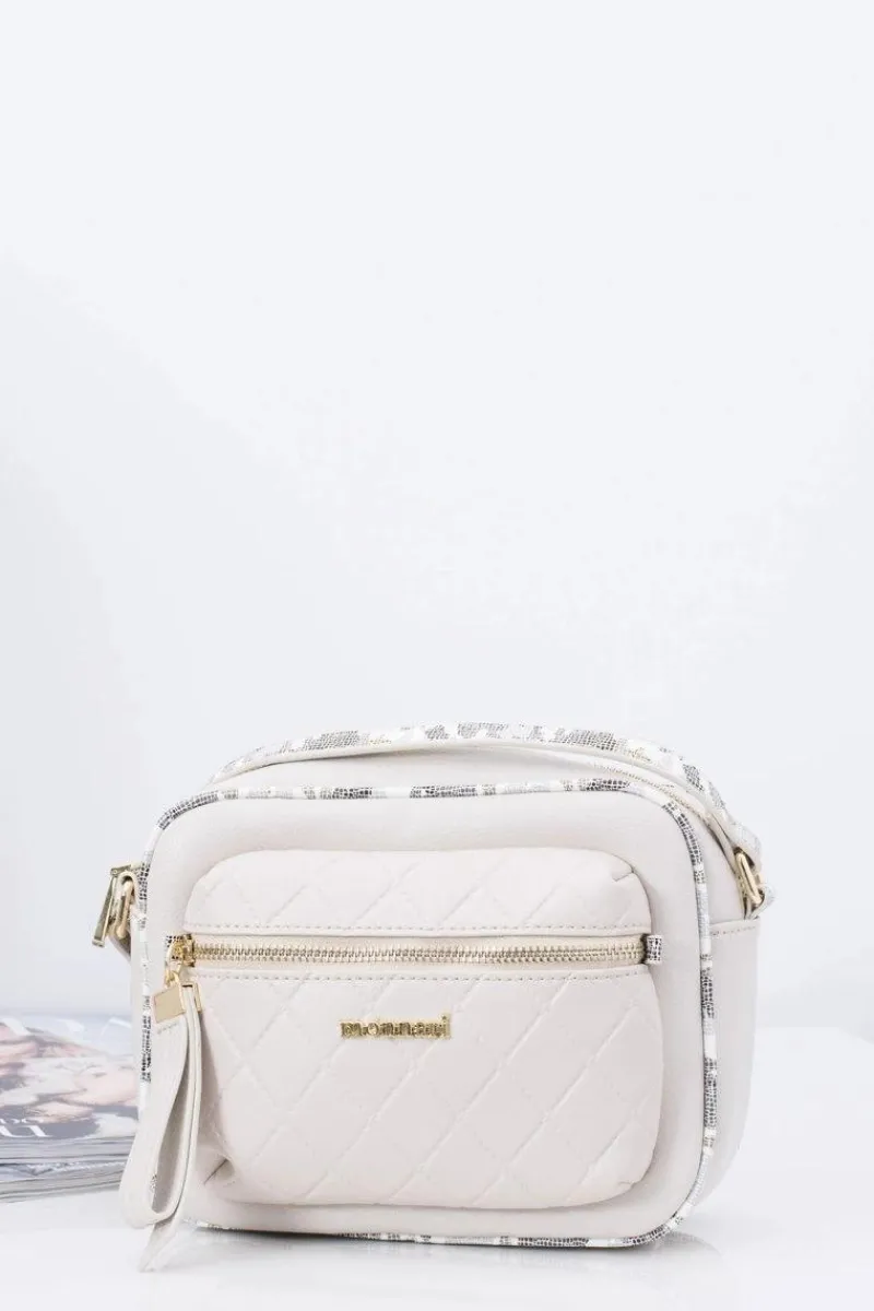 Torebki Monnari|Listonoszki>Monnari Torebka Damska Pikowana Beżowa Listonoszka