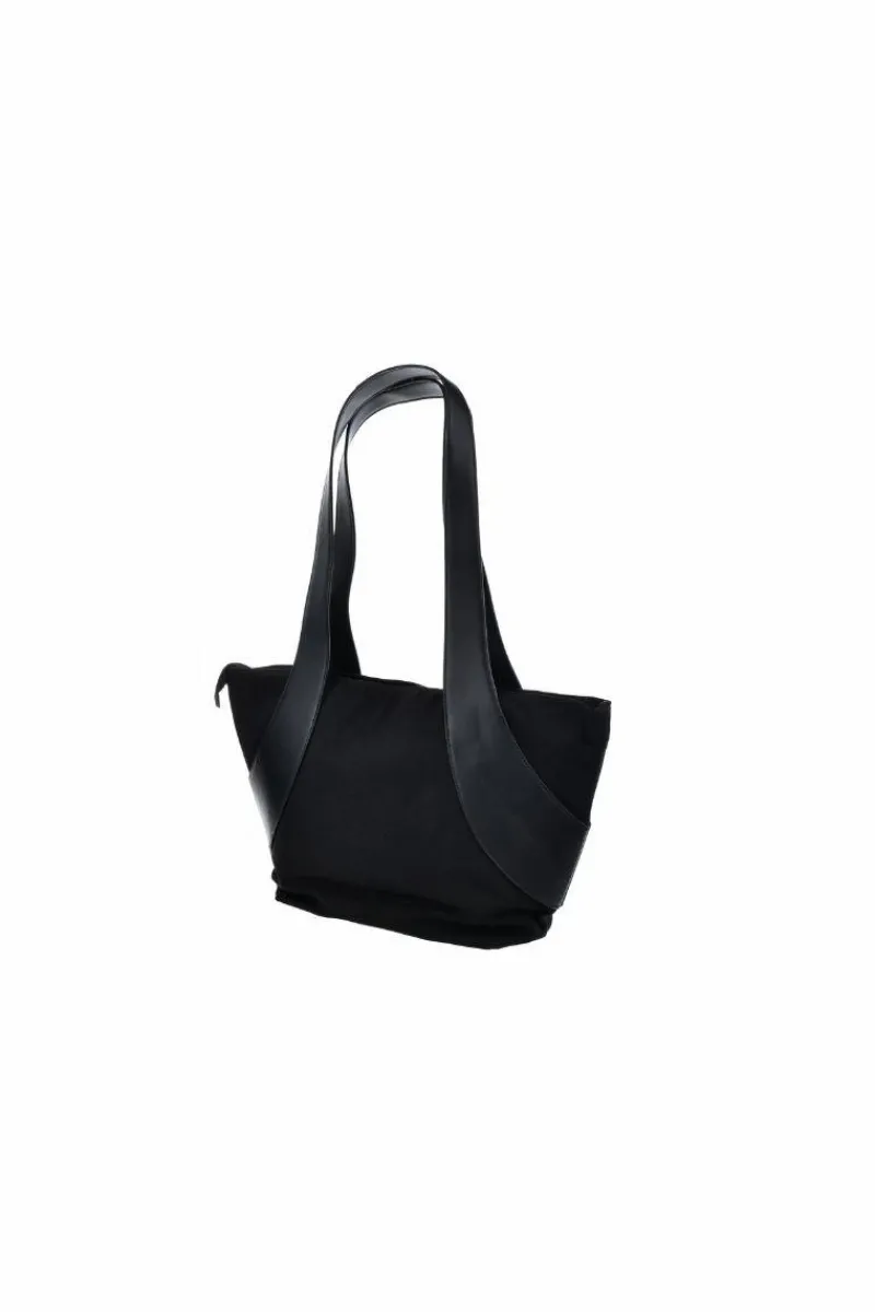 Discount Torebka Damska Shopperka Big Star NN574029 Czarna Torebki Klasyczne