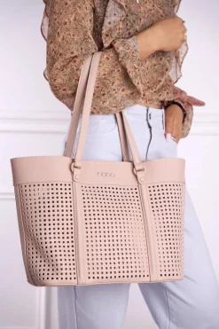 New Torebka Damska Torba Różowa NBAG-I0300-C004 Torebki Nobo|Torebki Klasyczne