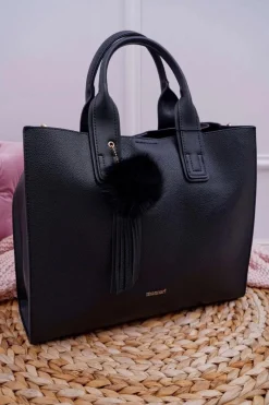 Outlet Torebka Damska Wizytowa Czarna BAGA360-020 Torebki Monnari|Torebki Klasyczne