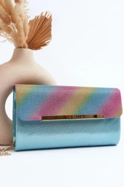 New Torebka Kopertówka Na Łańcuszku Niebieska Onelia Kopertówki