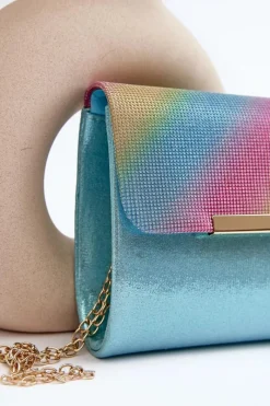 New Torebka Kopertówka Na Łańcuszku Niebieska Onelia Kopertówki