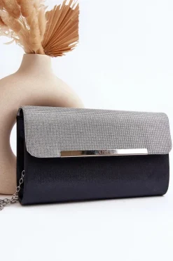 Kopertówki>Boto Torebka Kopertówka Na Łańcuszku Czarna Onelia