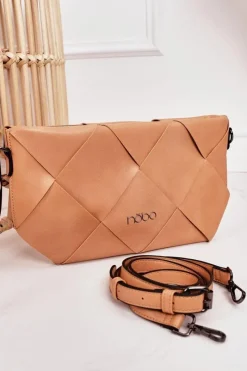 Torebki Nobo|Listonoszki>Nobo Torebka Kopertówka Z Odpinanym Paskiem NBAG-K1260 Beżowa