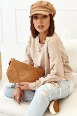 Torebki Nobo|Listonoszki>Nobo Torebka Kopertówka Z Odpinanym Paskiem NBAG-K1260 Beżowa