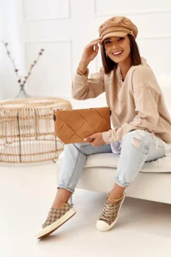 Torebki Nobo|Listonoszki></noscript>Nobo Torebka Kopertówka Z Odpinanym Paskiem NBAG-K1260 Beżowa