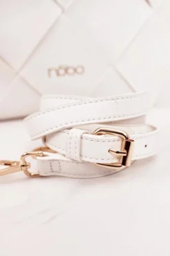 Clearance Nobo Torebka Kopertówka Z Odpinanym Paskiem NBAG-K1260 Biała