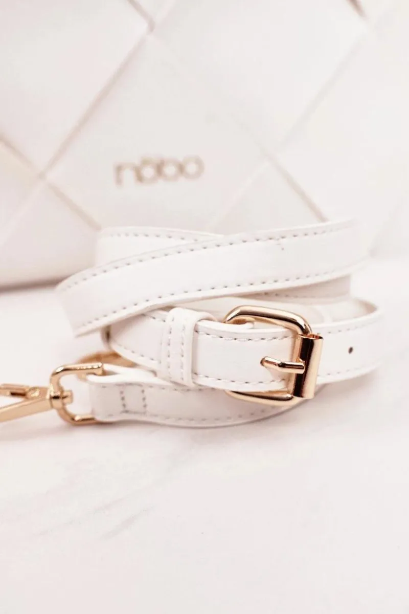 Clearance Nobo Torebka Kopertówka Z Odpinanym Paskiem NBAG-K1260 Biała