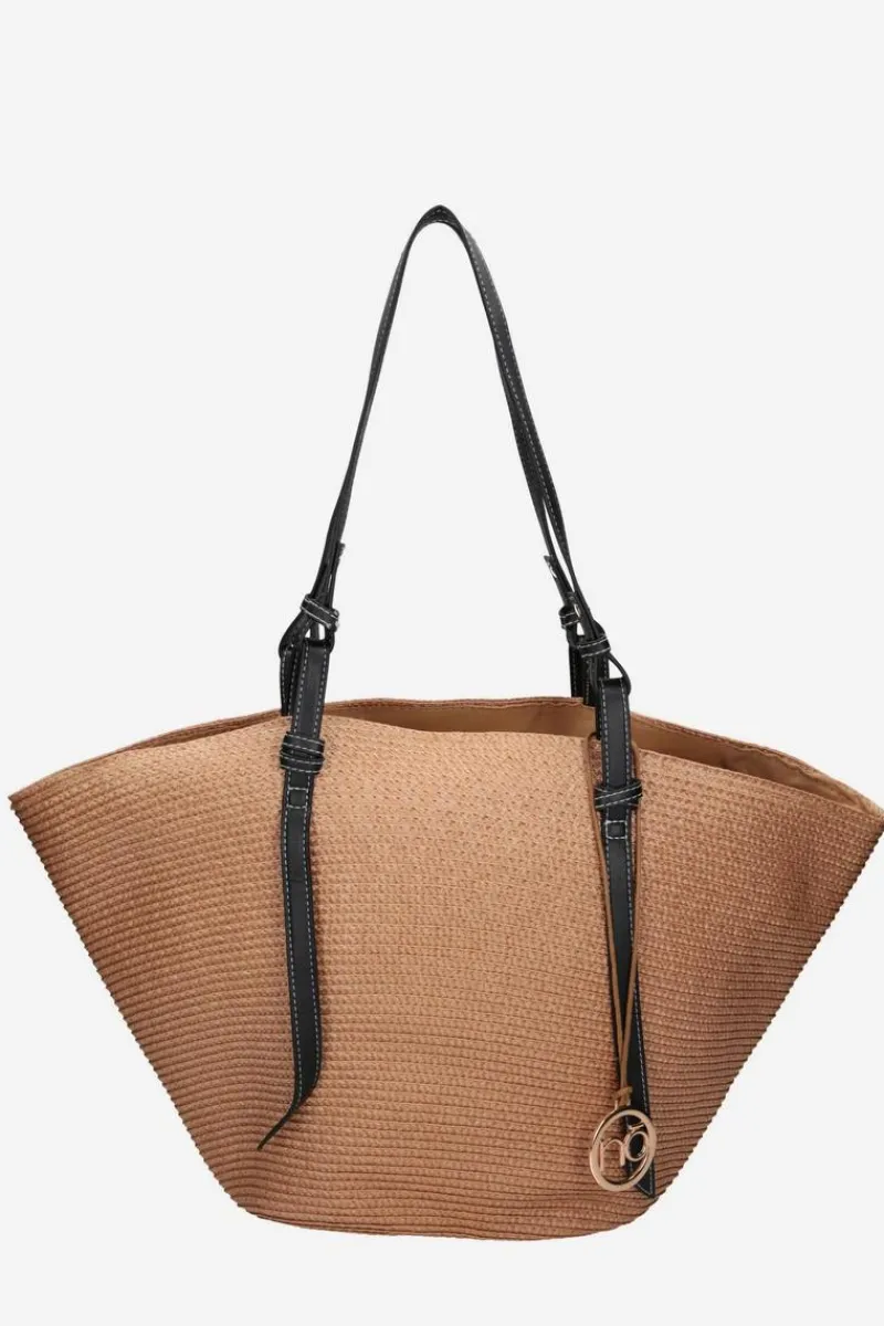 Torebki Plażowe|Torebki Nobo>Nobo Torebka Koszyk XP0370-C015 Beżowa