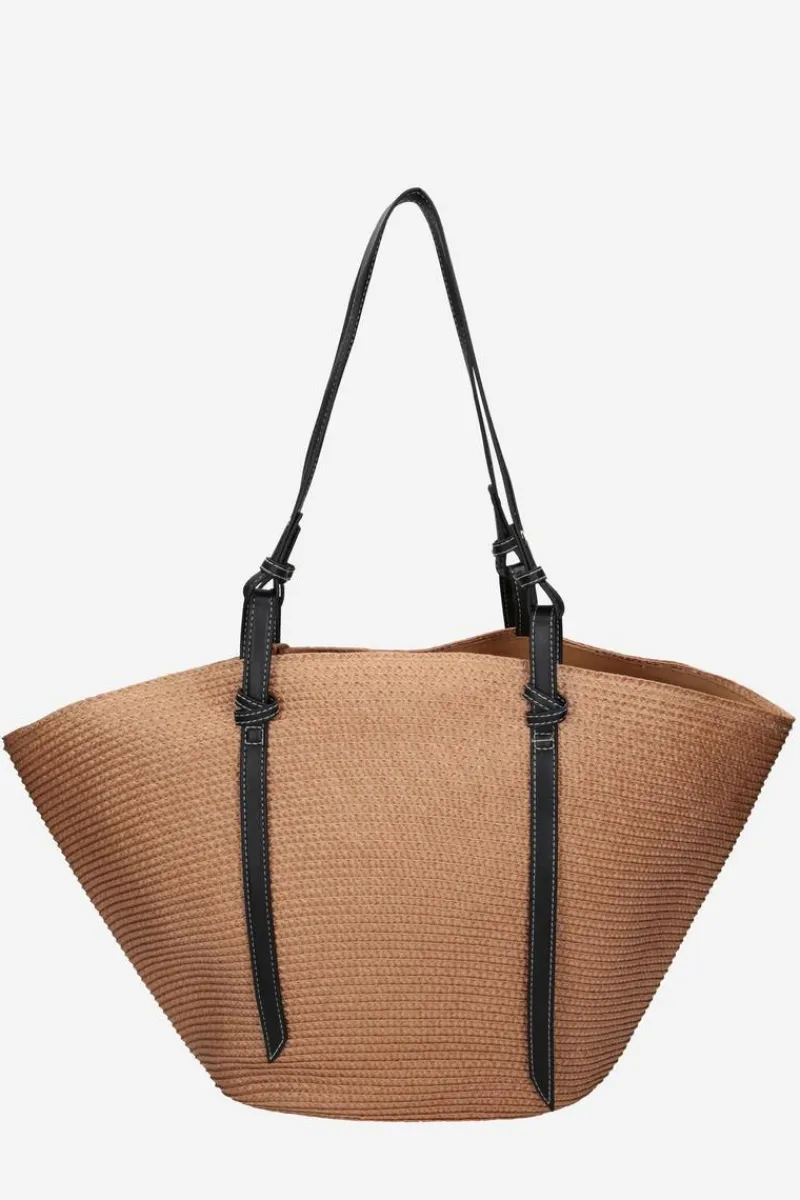 Torebki Plażowe|Torebki Nobo>Nobo Torebka Koszyk XP0370-C015 Beżowa