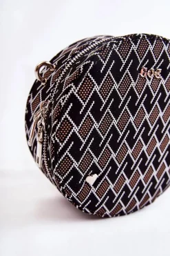 Outlet Torebka Kuferek ZNJ006 Czarna Torebki Kuferki|Torebki Klasyczne