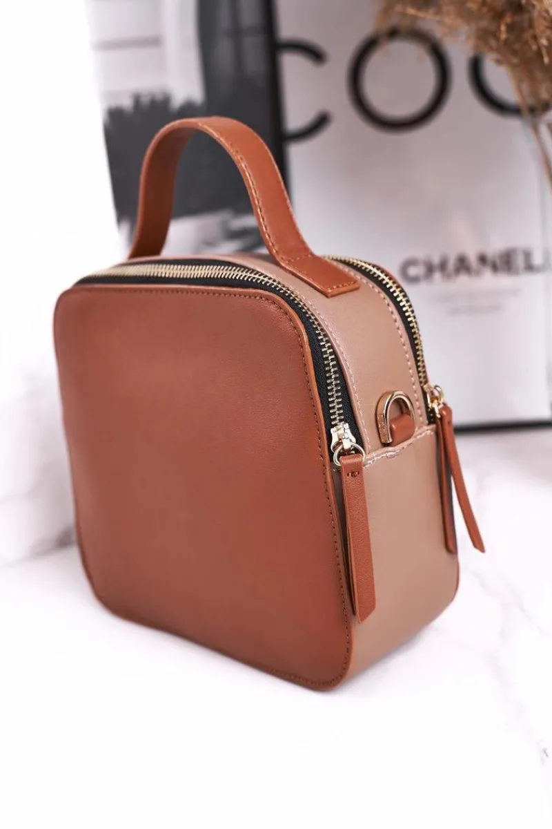 Torebki Nobo|Torebki Kuferki>Nobo Torebka Kuferek Listonoszka NBAG-J0860-C017 Brązowa