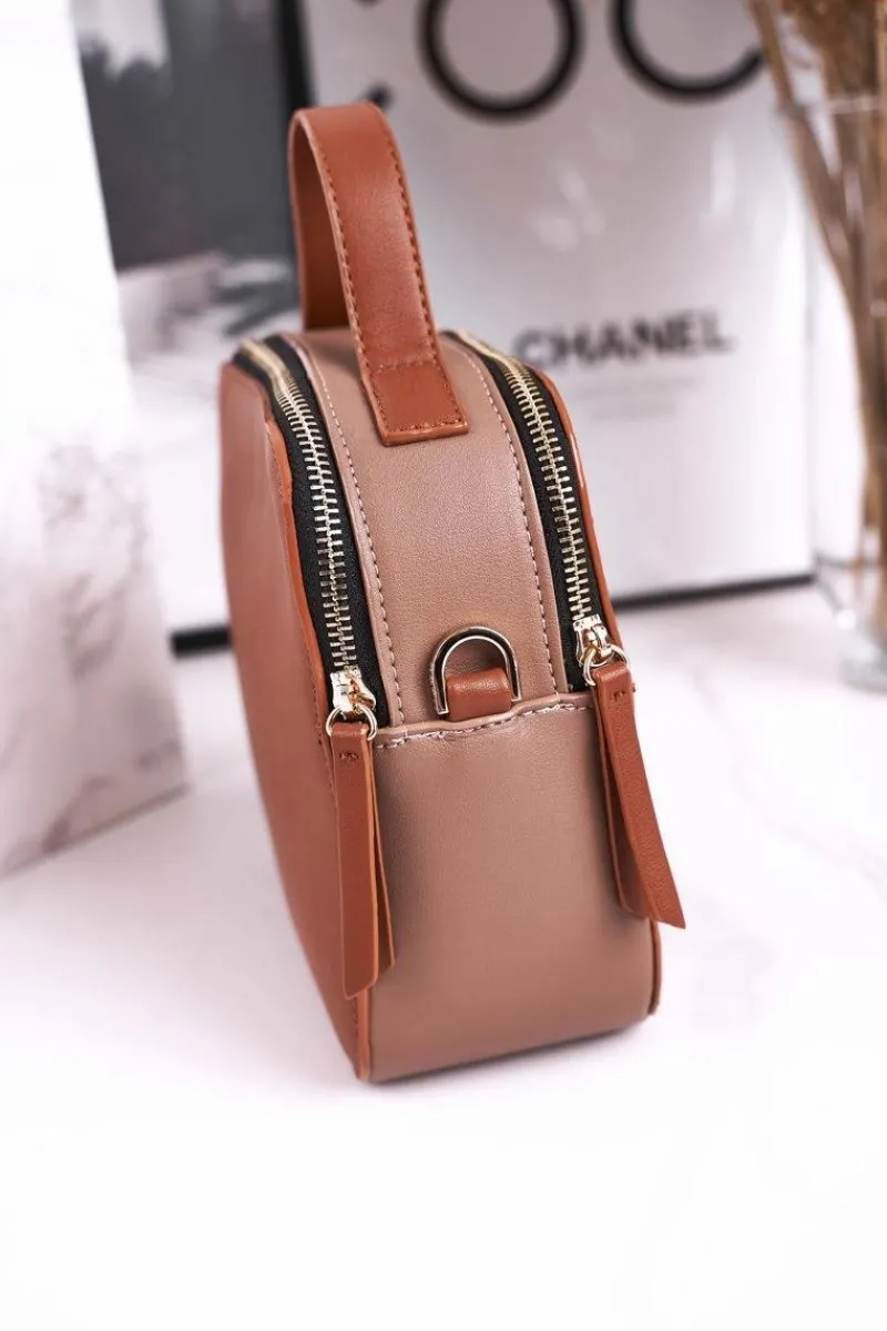 Torebki Nobo|Torebki Kuferki>Nobo Torebka Kuferek Listonoszka NBAG-J0860-C017 Brązowa