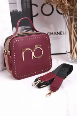 Online Nobo Torebka Kuferek Listonoszka NBAG-J0860-C005 Bordowa