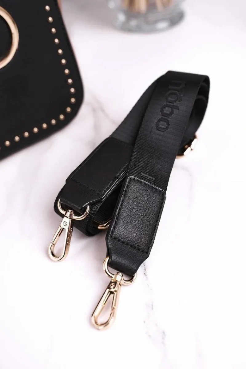 Best Torebka Kuferek Listonoszka NBAG-J0860-C020 Czarna Beżowa Torebki Nobo|Torebki Kuferki