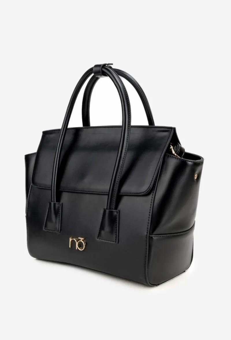 Discount Nobo Torebka Kuferek BAG5810-020 Czarna Czarny