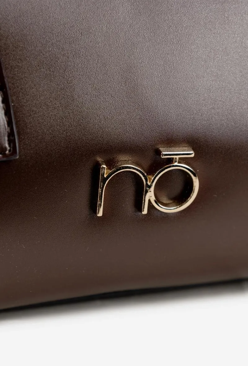 Outlet Torebka Kuferek BAG5810-M17 Czekoladowa Torebki Nobo|Torebki Kuferki